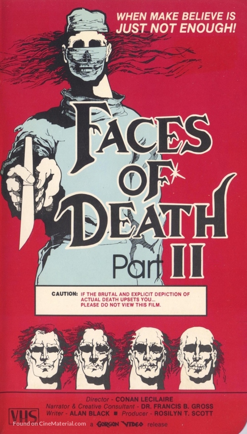 Faces Of Death 2 - VHS movie cover