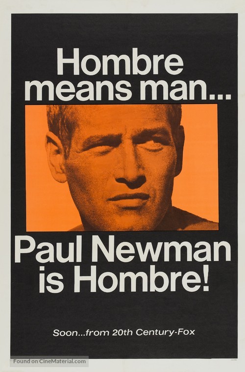 Hombre - Advance movie poster
