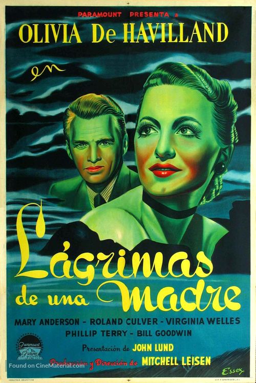 To Each His Own - Argentinian Movie Poster