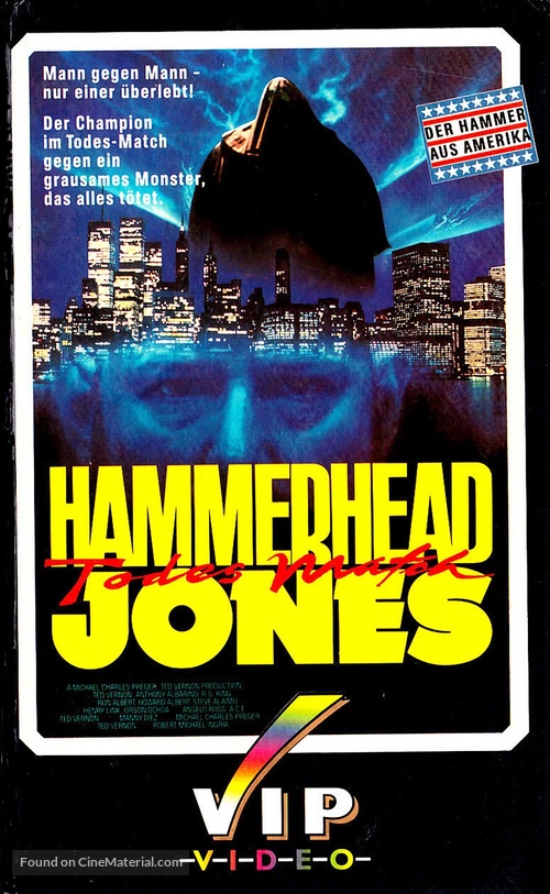 Hammerhead Jones - German VHS movie cover