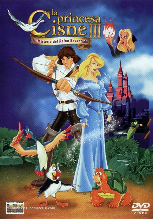 The Swan Princess: The Mystery of the Enchanted Kingdom - Spanish DVD movie cover