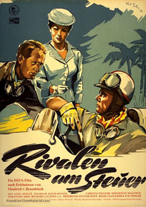 Rivalen am Steuer - German Movie Poster