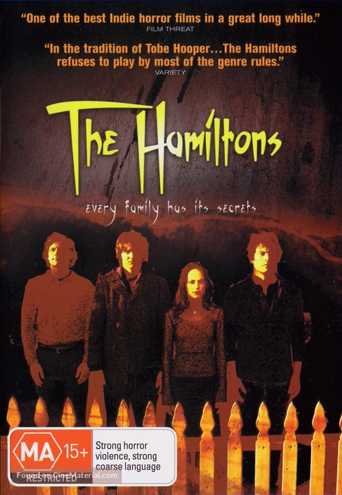 The Hamiltons - Australian Movie Cover