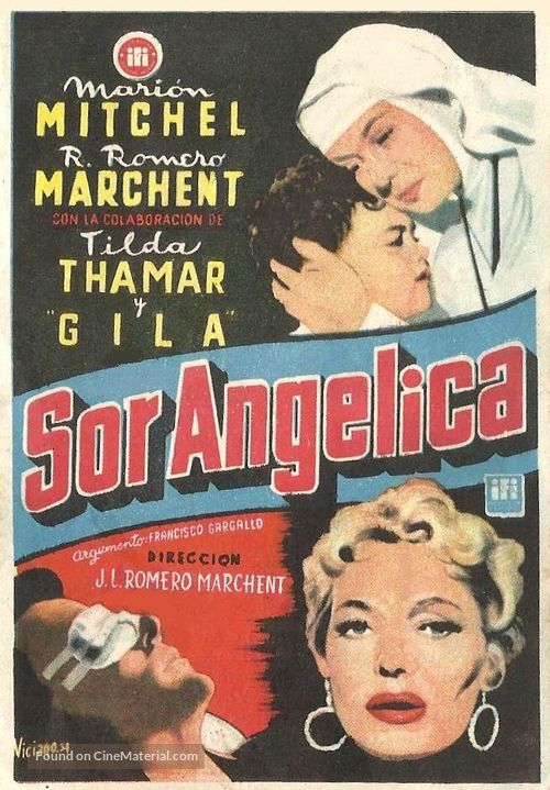 Sor Ang&eacute;lica - Spanish Movie Poster