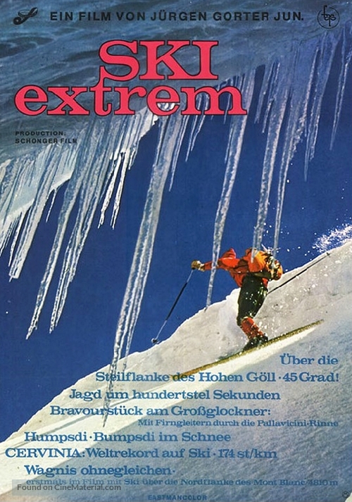 Ski Extrem - German Movie Poster