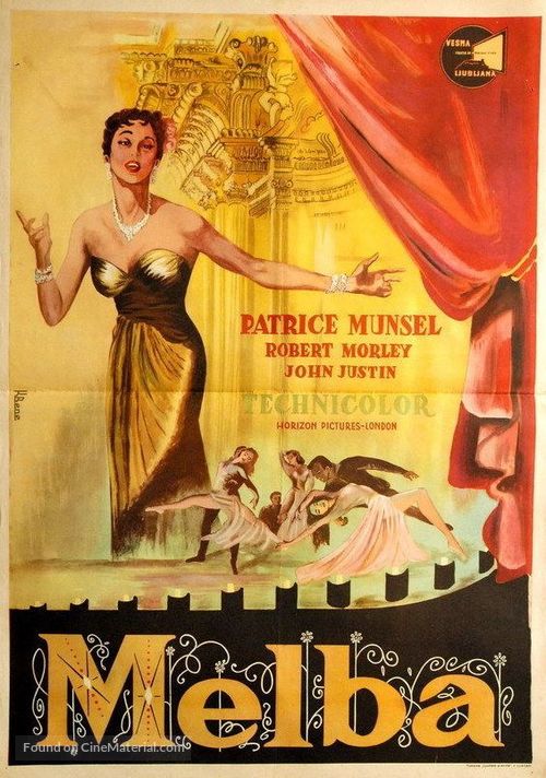 Melba - Yugoslav Movie Poster