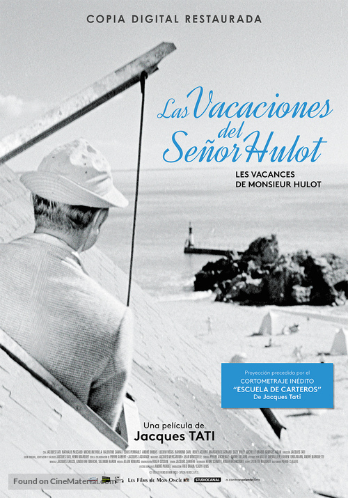 Les vacances de Monsieur Hulot - Spanish Movie Poster