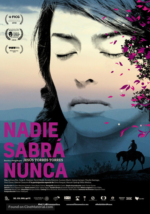 Nadie sabr&aacute; nunca - Mexican Movie Poster