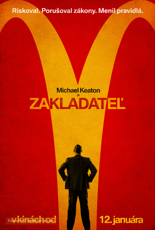 The Founder - Slovak Movie Poster