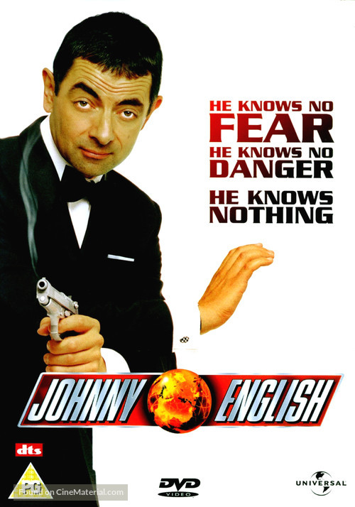 Johnny English - British DVD movie cover