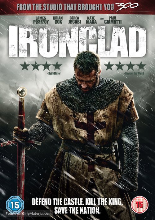 Ironclad - British DVD movie cover