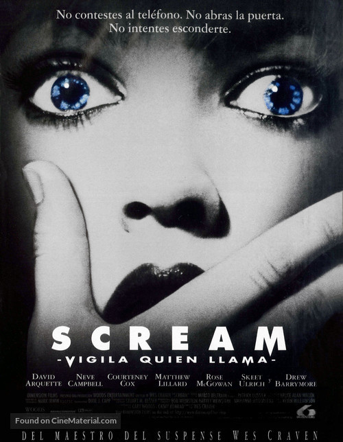 Scream - Spanish Movie Poster