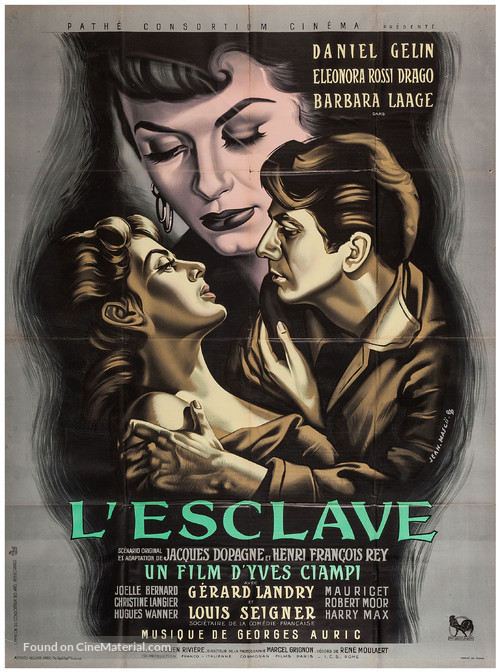 L&#039;esclave - French Movie Poster
