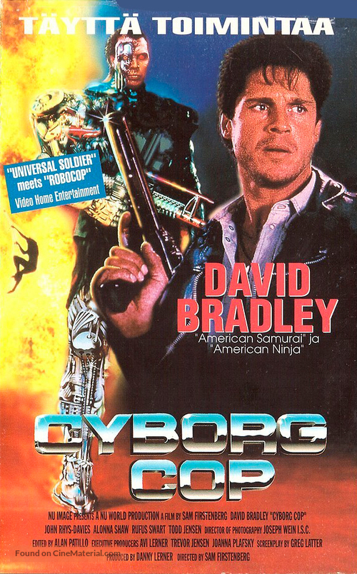 Cyborg Cop - Finnish VHS movie cover