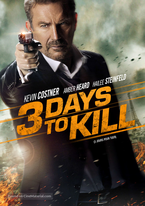3 Days to Kill - Canadian DVD movie cover