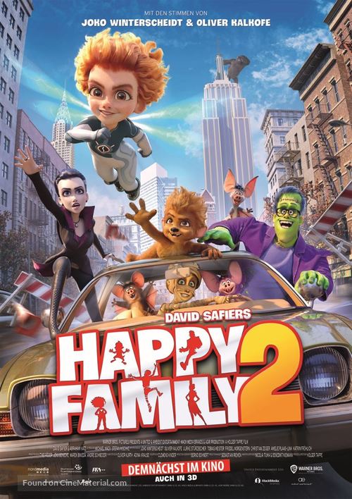 Monster Family 2 - German Movie Poster