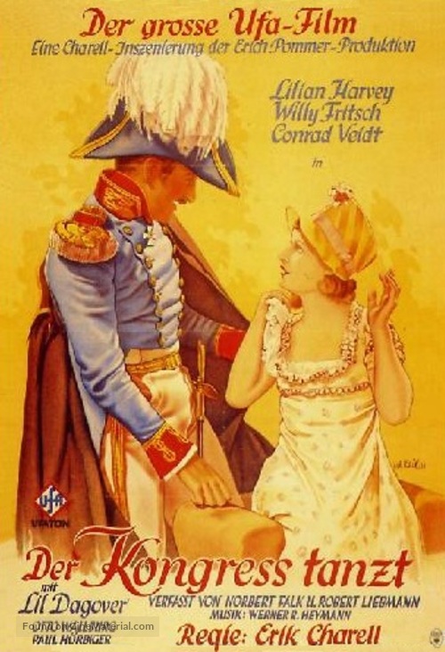 The Congress Dances - German Movie Poster