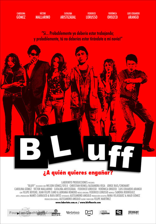 Bluff - Colombian Movie Poster