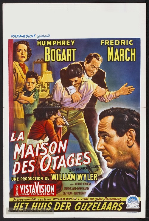 The Desperate Hours - Belgian Movie Poster