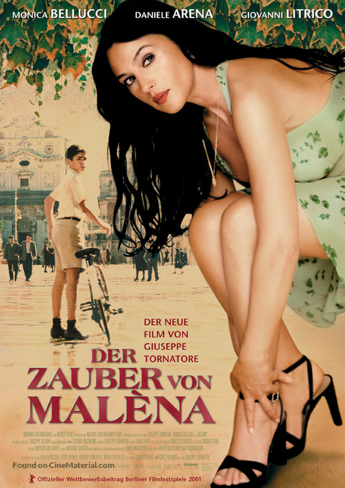 Mal&egrave;na - German Movie Poster