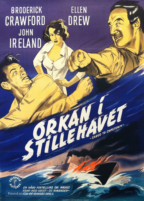 Cargo to Capetown - Danish Movie Poster