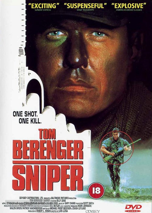 Sniper - British DVD movie cover