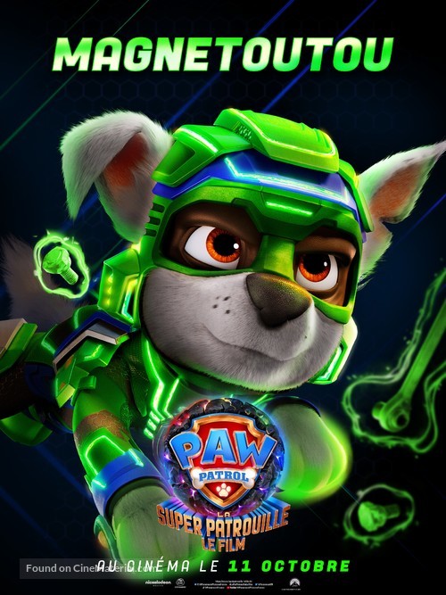 PAW Patrol: The Mighty Movie - French Movie Poster