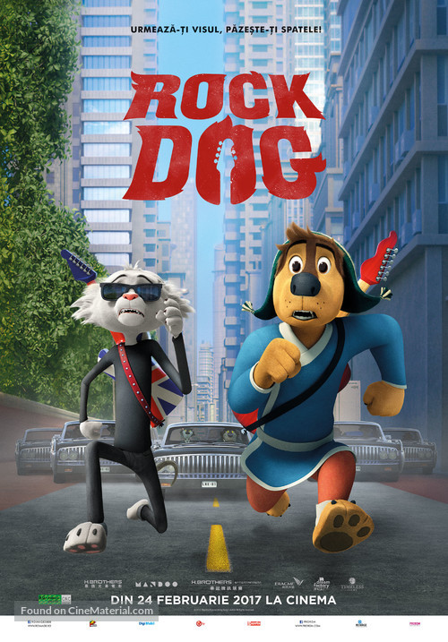 Rock Dog - Romanian Movie Poster