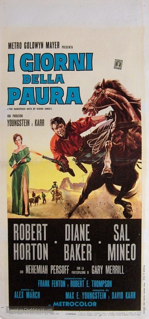 The Dangerous Days of Kiowa Jones - Italian Movie Poster