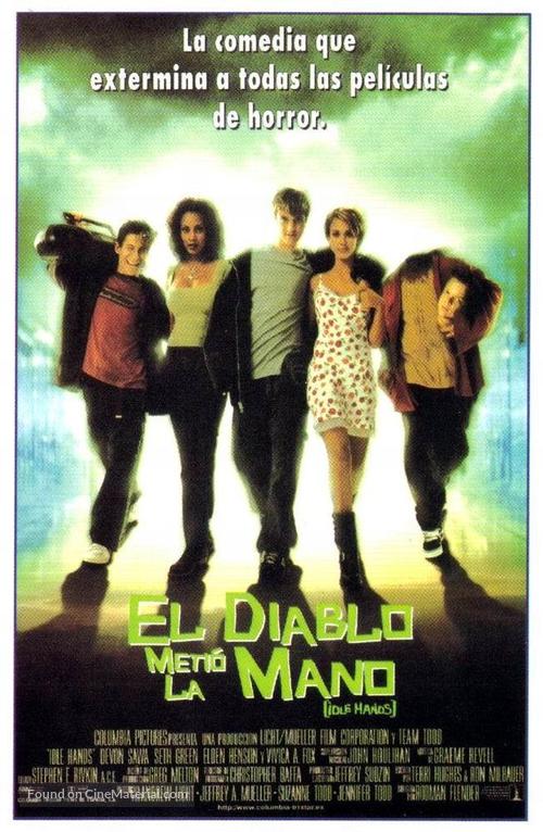 Idle Hands - Spanish Movie Poster