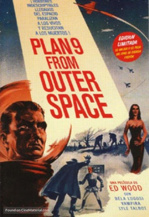 Plan 9 from Outer Space - Spanish Movie Poster
