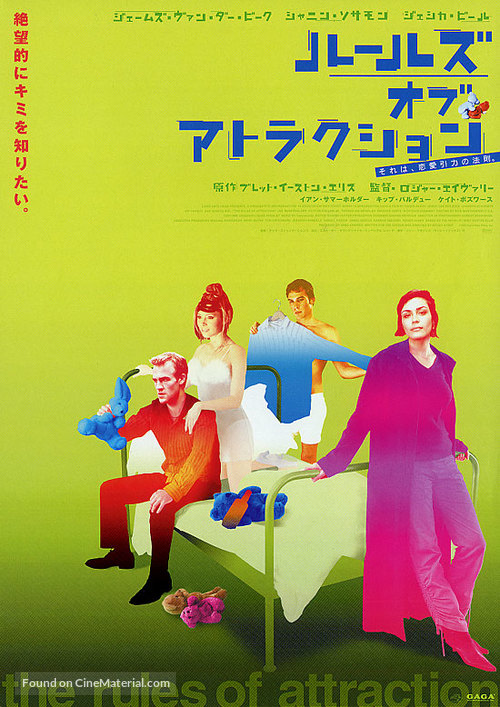 The Rules of Attraction - Japanese Movie Poster