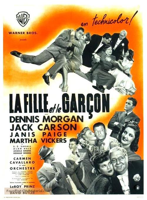 The Time, the Place and the Girl - French Movie Poster