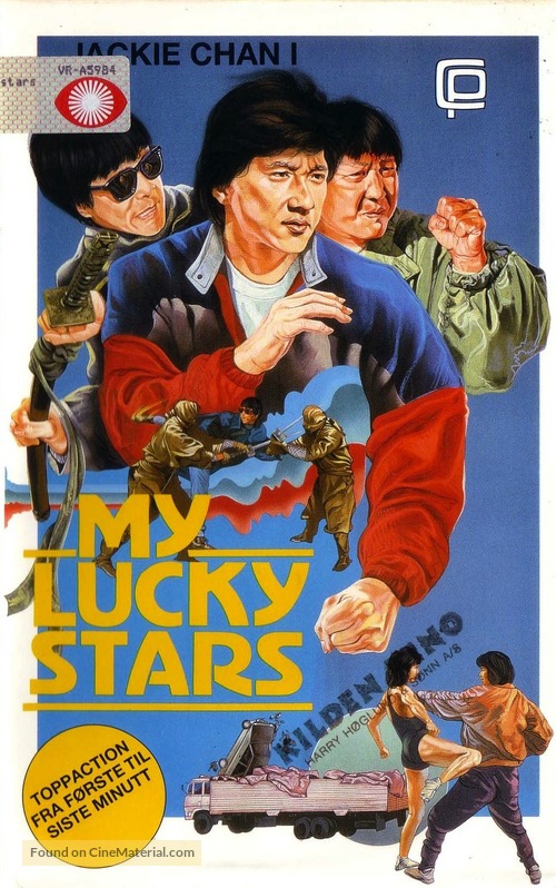 My Lucky Stars - Norwegian VHS movie cover
