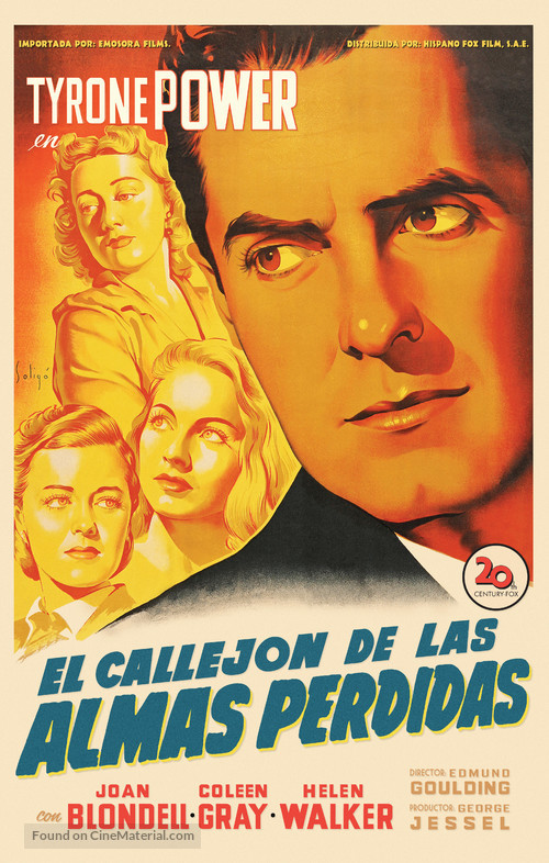 Nightmare Alley - Spanish Movie Poster