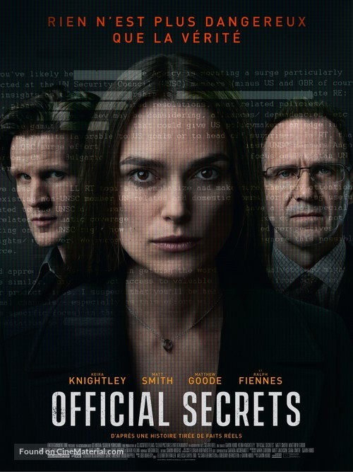 Official Secrets - French Movie Poster