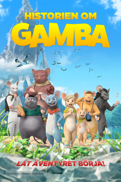 Gamba: Ganba to nakamatachi - Swedish Movie Cover