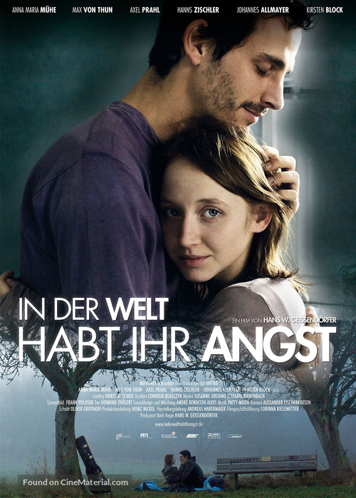 In der Welt habt ihr Angst - German Movie Poster