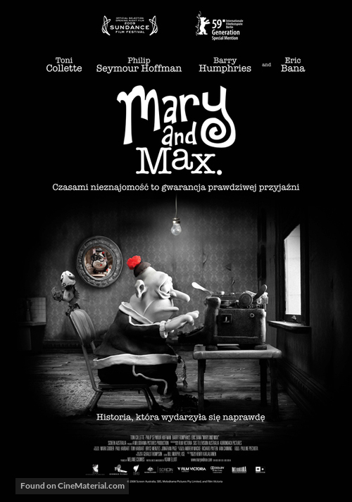 Mary and Max - Polish Movie Poster