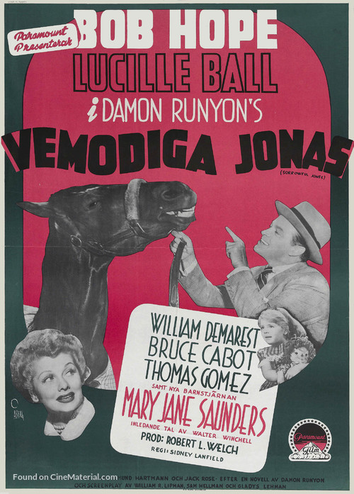 Sorrowful Jones - Swedish Movie Poster
