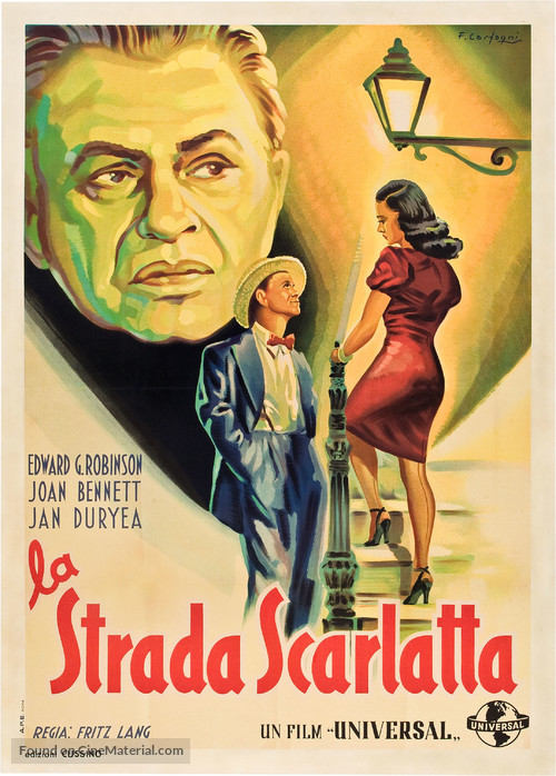 Scarlet Street - Italian Movie Poster