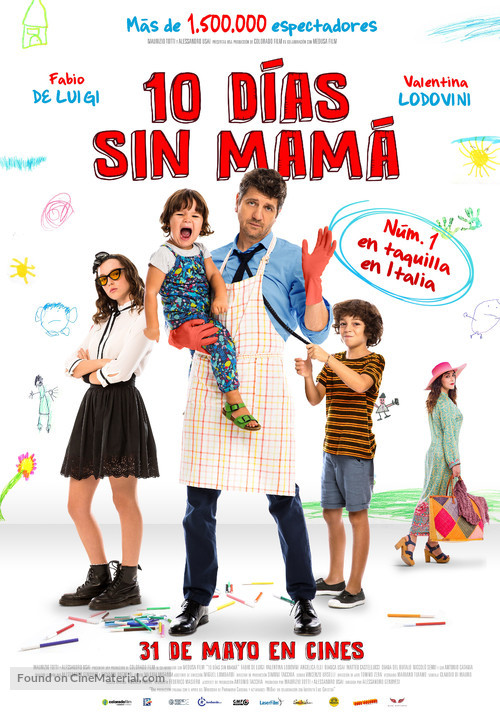 10 giorni senza mamma - Spanish Movie Poster