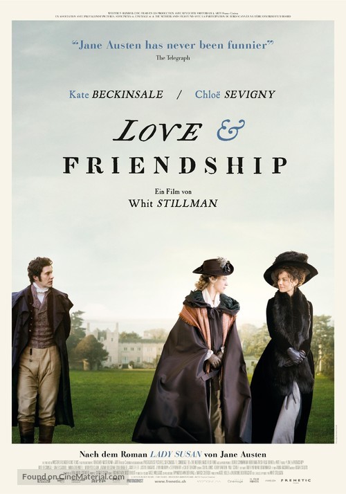 Love &amp; Friendship - Swiss Movie Poster