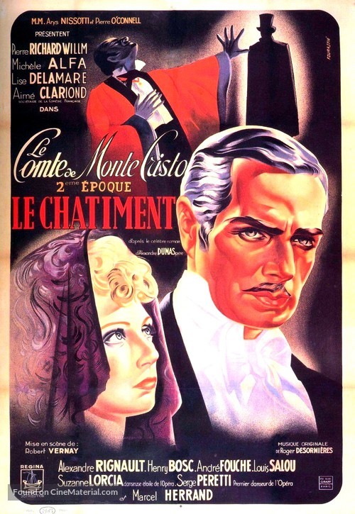 Le comte de Monte Cristo, 2&egrave;re &eacute;poque: Le ch&acirc;timent - French Movie Poster