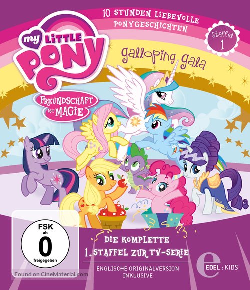 &quot;My Little Pony: Friendship Is Magic&quot; - German Blu-Ray movie cover