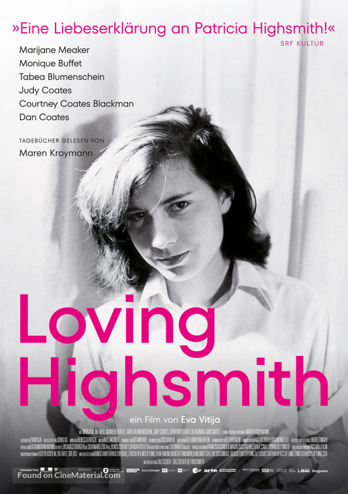 Loving Highsmith - German Movie Poster