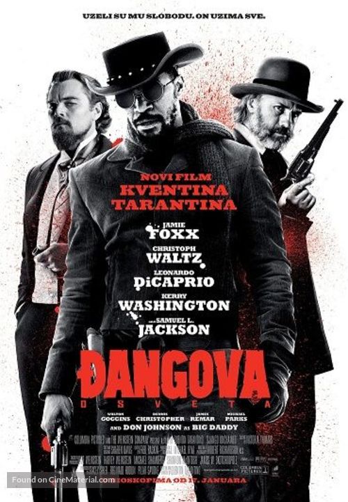 Django Unchained - Serbian Movie Poster