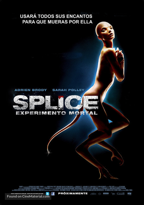 Splice - Mexican Movie Poster