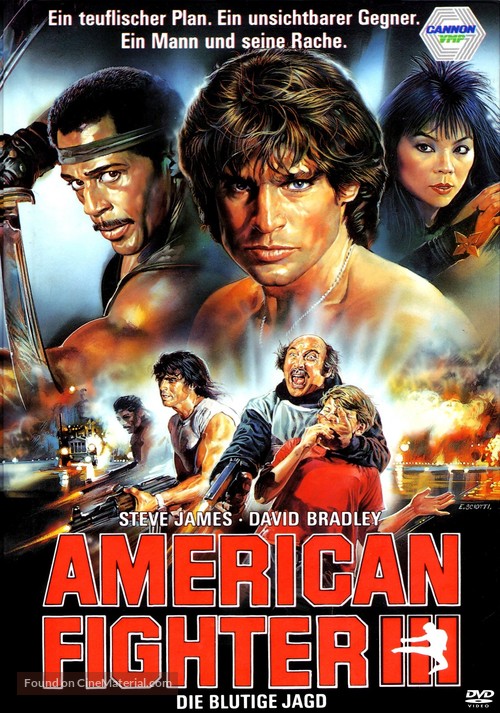 American Ninja 3: Blood Hunt - German DVD movie cover