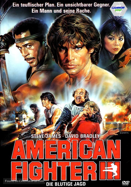 American Ninja 3: Blood Hunt - German DVD movie cover